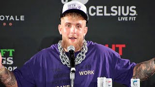 Jake Paul FULL POST FIGHT PRESS CONFERENCE after KO of Andre August • Paul vs August [upl. by Filip]