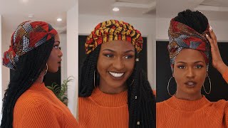 HOW TO TIE A HEADWRAPTURBAN TUTORIAL  4 QUICK AND EASY STYLES  Kiitana [upl. by Felicity]