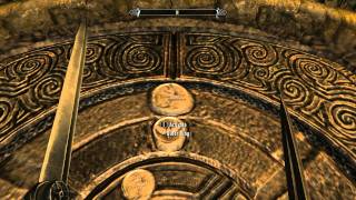 Skyrim  Korvanjund Korvanjund Halls nordic puzzle doors [upl. by Herrah]