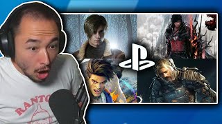 Ranton Gets HYPED By Sony State of Play Resident Evil 4 Street Fighter 6 Final Fantasy XVI etc [upl. by Lebna]