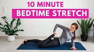 10 min BEDTIME YOGA STRETCH  Full Body Stretches To Release Muscle Tension Before Bed [upl. by Bergeron]