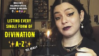 Brujería Series Listing Every Kind of Divination 81 TOTAL From AZ [upl. by Gross580]