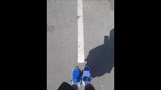 Balancing On Parking Line wow subscribe shorts [upl. by Kcolttam]