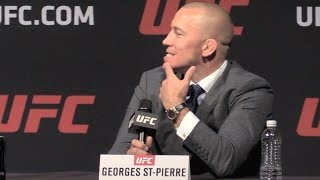 Georges StPierre vs Michael Bisping Press Conference FULL [upl. by Nale]