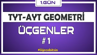 Üçgenler 1  TYT AYT GEOMETRİ KAMPI 1Gün  Rehber Matematik [upl. by Krilov]