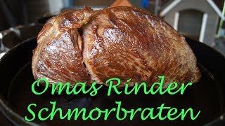 Omas Rinderschmorbraten YBBQ [upl. by Flem]