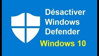 Comment désactiver Windows Defender  Windows 10 [upl. by Einnol525]