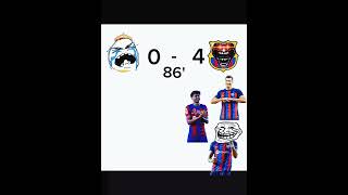 Real Madrid vs Barcelona 04 footballmatch realmadrid barcelona trollface realmadridbarcelona [upl. by Tawsha]