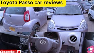 Toyota Passo car review  Passo car detail feature spaces video  Toyota Passo car video reviews [upl. by Yhtamit]