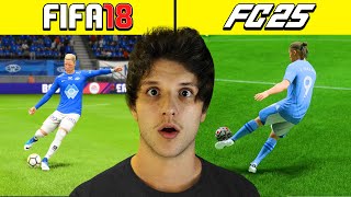 1 Gol com Haaland em Cada FIFA [upl. by Livvy]