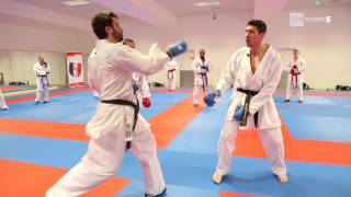 ENTRAINEMENT AVEC LEQUIPE DE FRANCE DE KARATE [upl. by Zaccaria820]