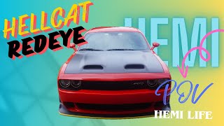 Dodge Hellcat Redeye POV Drive Insane Supercharged V8 Sounds amp Speed [upl. by Hynes]