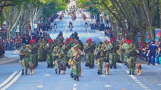 Maior desfile militar em Portugal na Comemoração dos 100 anos Armistício da Primeira Guerra Mundial [upl. by Atiras175]