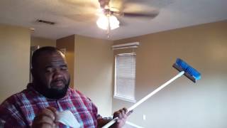 How to clean a popcorn ceiling without water or cleaning products See description below [upl. by Winchester235]