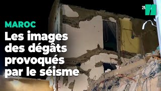 Maroc  un séisme de magnitude 68 dans la région de Marrakech fait des centaines de morts [upl. by Yhtuv]