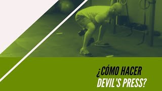 ¿Como hacer DEVIL’S PRESS  Ejercicio Crossfit  HFA FITNESS [upl. by Lilithe]