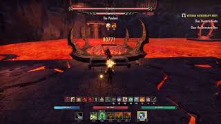 The Elder Scrolls Online Vet Vateshran Hollows  Pyrelord Boss stamDK no death run [upl. by Melia]