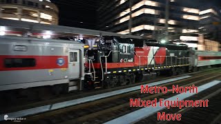 MNR PMMO Tows CTrail GP403H P32ACDM amp 10 Coaches on the New Haven Line [upl. by Ardnak]