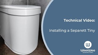 How to install a Separett Tiny compost toilet [upl. by Aiekam]