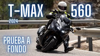 PRUEBA AL DETALLE TMAX 560 2024 ¿primer suspenso [upl. by Neelak848]