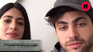 Shadowhunters  Season 1 Facebook Live Matthew Daddario amp Emeraude Toubia  Freeform [upl. by Mendie]