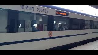 22488 Amritsar Delhi Vande Bharat Express Depart From Ludhiana amritsar delhi ministryofrailway [upl. by Ahsenrac]