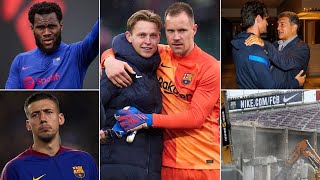 Barcelona News RoundUp ft Ter Stegen Kessie Lenglet Collado amp Camp Nou [upl. by Crotty]