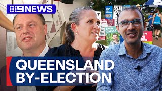 Votes being counted across Queensland in state byelections  9 News Australia [upl. by Ahcatan505]