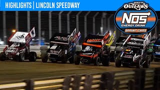 World of Outlaws NOS Energy Drink Sprint Cars  Lincoln Speedway  May 10th 2023  HIGHLIGHTS [upl. by Bascio]