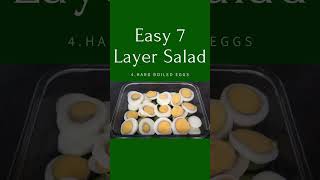 Easy 7 Layer Salad Recipe [upl. by Tnairb]