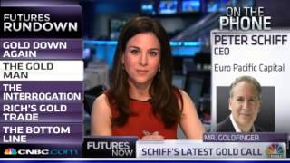 Peter Schiff Were Headed To A Currency Crisis One Way Or Another  CNBC 412013 [upl. by Eppesiug847]