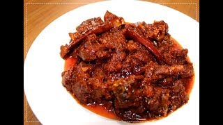 Laal Maas Recipe  Rajasthani Mutton Recipe  Indian Kitchen Foods [upl. by Devy]