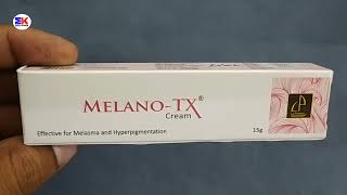 Melano TX Cream  Melano TX Cream Uses  Melano TX Cream Uses benefits dosage review in hindi [upl. by Elbon]