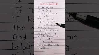 Pretty Girl songlyrics ❤️Maggie Lindemann viral lyrics shorts [upl. by Cortie]