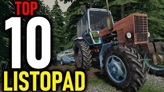 TOP 10 FS 19 MODS  LISTOPAD 2019 [upl. by Ehudd634]