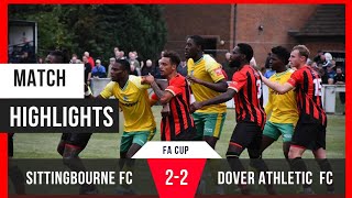 Sittingbourne FC vs Dover Athletic FC Match Highlights [upl. by Rist]