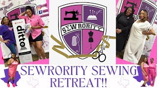 My Sewrority SEWING Retreat Recap and Experience Sewing Retreat [upl. by Osei486]