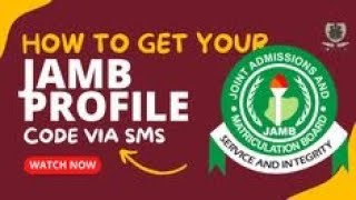 How to get JAMB profile code 20242025  FAST METHODS [upl. by Belac862]