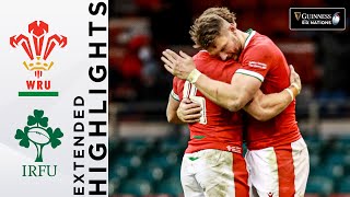 Wales v Ireland  EXTENDED Highlights  Wales Hit Back in Second Half  2021 Guinness Six Nations [upl. by Smoht]