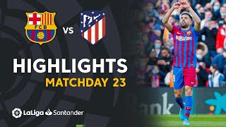 Resumen de FC Barcelona vs Atlético de Madrid 42 [upl. by Iron938]