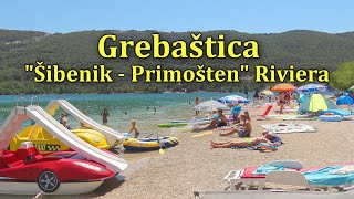 Sibenik Primosten Riviera Grebastica Croatia  4K [upl. by Rednasela]