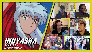 INUYASHA OPENING 1  REACTION MASHUP😱 [upl. by Lah247]