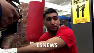 Amir Khan amp Kell Brook Both Want Mega Fight  Who Wins esnews boxing [upl. by Tehcac]