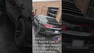 Stock LS3 vs BTR Red Hot Cam Idle [upl. by Yramanna]