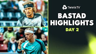 Zverev Takes On Molcan Davidovich Fokina amp More Feature  Bastad 2023 Highlights Day 2 [upl. by Ahseirej]