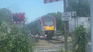 Melton station level crossing  class 7554 [upl. by Langelo848]