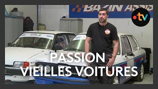 Automobile  Franck Bazin un garagiste qui carbure aux vieilles voitures [upl. by Assillem]