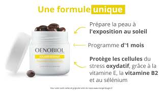 Oenobiol Solaire Intensif Préparateur Peau Sensible Complément Alimentaire  Publicité téléTV [upl. by Aikrahs]