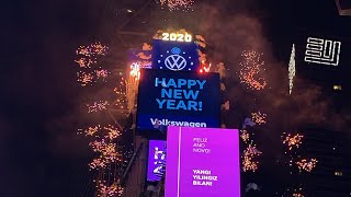 Times Square New Years Eve Ball Drop 2020 [upl. by Ande]