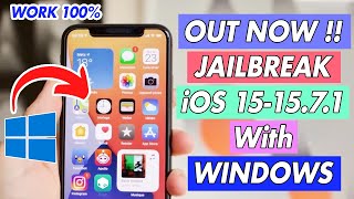 How to Jailbreak iOS 151571 With Windows Work 100 [upl. by Aticilef]